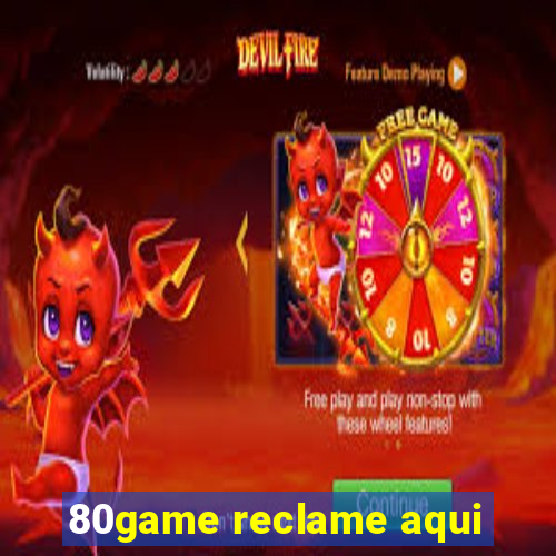 80game reclame aqui